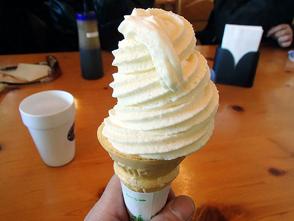 リバー亭のソフトクリーム